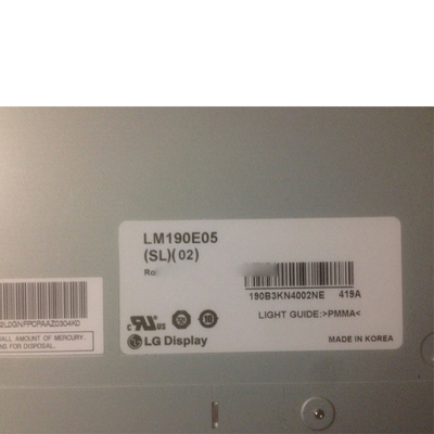 19,0 polegadas para o monitor do lcd do tft do LG LM190E05-SL02 LVDS