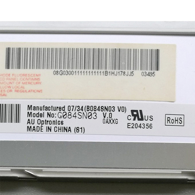 Exposição original nova de SVGA 800 (RGB) ×600 TFT LCD da polegada de G084SN03 V0 8,4 para AUO