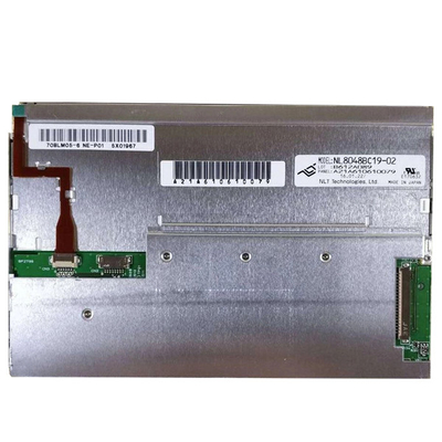Original NL8048BC19-02 exposição 800 (RGB) ×480 do LCD de 7,0 polegadas para o equipamento industrial para o NEC