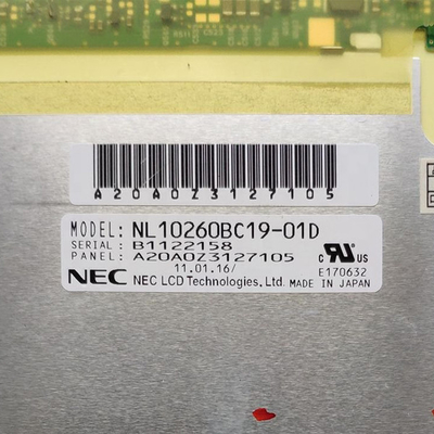 8,9 módulo original da exposição da polegada NL10260BC19-01D LCD para a aplicação industrial