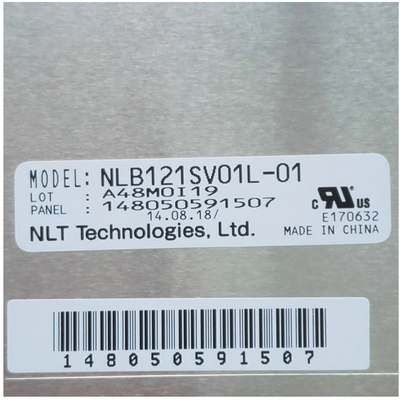 12,1 polegadas RGB 800x600 LCD industrial monitoram a substituição da exposição do toque NLB121SV01L-01
