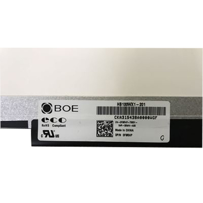 BOE a tela HB133WX1-201 RGB 1366X768 LCD do portátil de 13,3 polegadas indica o módulo
