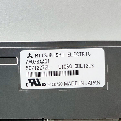 Visualização ótica de painel LCD original brandnew de 7,8 polegadas AA078AA01 para o pedido industrial para Mitsubishi
