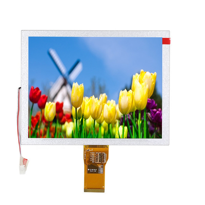 8,0 painel da visualização ótica de painel LCD TM080SDH01 da polegada RGB 800x600 TFT LCD LCM