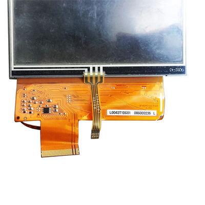 4,3 módulo da tela de exposição LQ043T1DG01 do RGB 480x272 LCD da polegada LCD com tela táctil