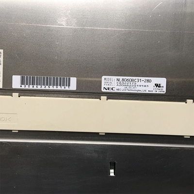 12,1 a tela NL8060BC31-28D 800*600 da polegada 82ppi lcd aplicou-se aos produtos industriais