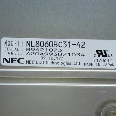 12,1 a tela NL8060BC31-42 LCD da polegada 82ppi lcd monitora a substituição da exposição