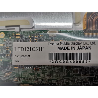 CCFL 12,1 listra vertical LTD121C31F do painel 800×600 RGB do LCD da polegada