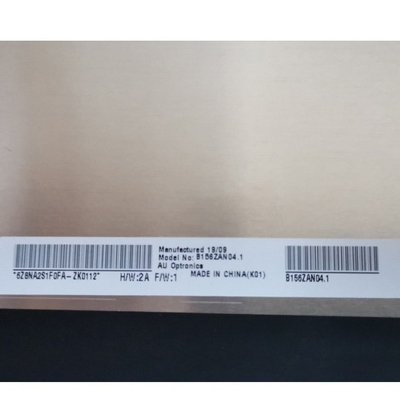 AUO Painel LCD de 15,6 polegadas com faixa vertical B156ZAN04.1 tela LCD de 40 pinos
