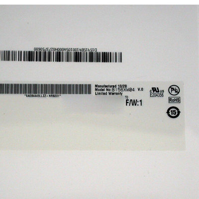 AUO B156XW04 V0 15,6 polegadas Painel LCD para laptop 1366*768 100PPI fosco