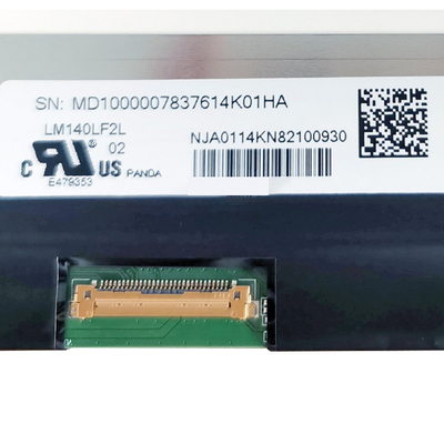 Anjo de vista completo LM140LF2L02 da tela do portátil do LCD de uma simetria de 14 polegadas