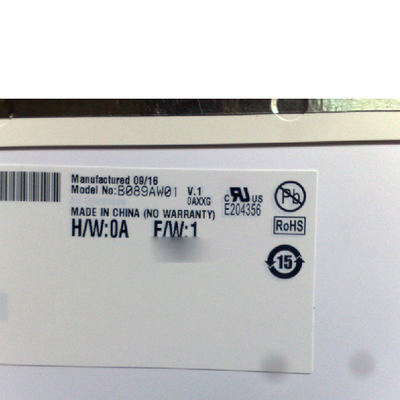 PAINEL LCD DO PIN DA POLEGADA B089AW01 V1 1024*600 40 DE AUO 8,9