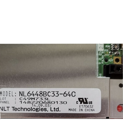 Painel da tela de TFT LCD do um-si da polegada 640*480 do NEC NL6448BC33-64C 10,4