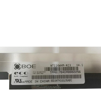 Painel LCD do portátil NT116WHM-N23 pinos TN magro do EDP 30 de 11,6 polegadas 60HZ lustrosos para BOE
