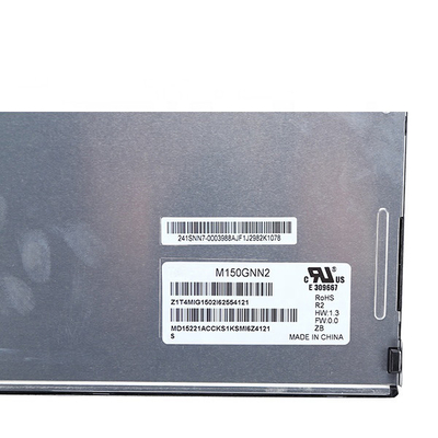 Polegada 1024*768 M150GNN2 R2 20pin da tela de exposição 15,0 de LVDS Lcd TN para industrial
