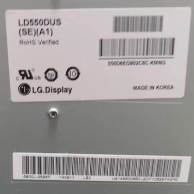 LD550DUS-SEA1 listra vertical do RGB do painel da visualização ótica de painel LCD de 55 polegadas