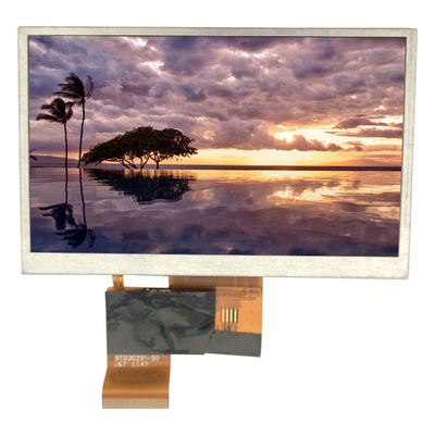 Polegada RGB 480×272 WQVGA 109PPI da visualização ótica de painel LCD AT050TN30 5,0