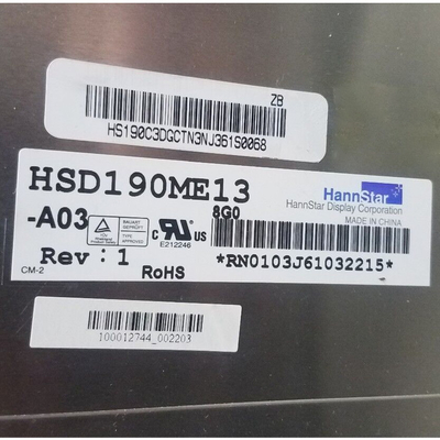 HSD190ME13-A03 19,0 polegadas LCD Display Substituição RGB 1280 × 1024 SXGA 86PPI