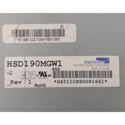 HSD190MGW1-G 19 polegadas tela LCD Antiglare Revestimento duro 1440*900 painel LCD