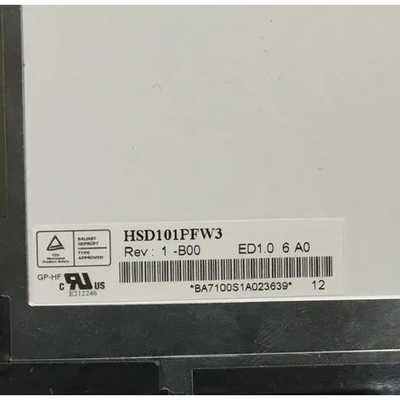 10.1 polegadas Modelo de ecrã LCD HSD101PFW3-B00 1024*600 Painel de exibição LCD