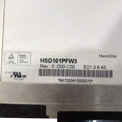 10.1 polegada painel LCD Módulo HSD101PFW3-D00-C00 1024*600 tela LCD
