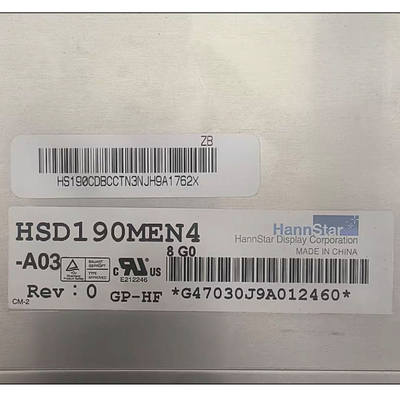 19.0 polegadas HSD190MEN4-A03 30 pinos LCD Display