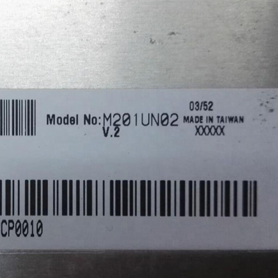 Venda Quente M201UN02 V2 20,1 polegadas 5,0V Tipo painel LCD