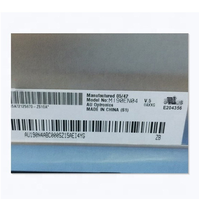 Original em stock 19 polegadas M190EN04 V5 TFT LCD Display para AUO