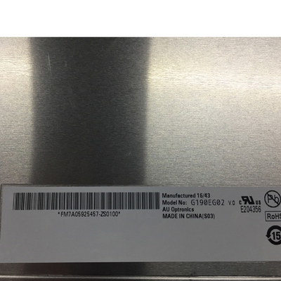 Nova Origing G190EG02 V0 19,0 polegadas LCD Industrial Screen