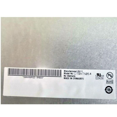 G150XTN06.A 15,6 polegadas 20 pinos Alto brilho LCD Industrial Screen