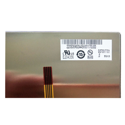 Tamanho 7.0 polegadas G070VTT01.0 Industrial LCD Display com toque