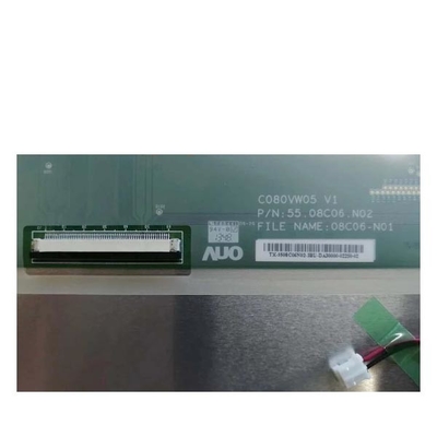 Original em estoque C080VW05 V1 60 pinos Parallel RGB LCD Display Screen