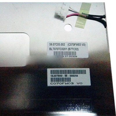 Para AUO C070FW03 V0 7,0 polegadas 30 pinos TFT LCD Screen