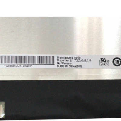 17.3 polegadas a-Si TFT-LCD B173ZAN02.0 255PPI LCD Screen