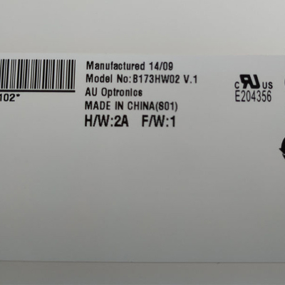 17.3 polegadas B173HW02 V1 Resolução 1920*1080 LCD Display