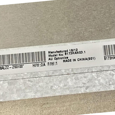 Tamanho 17,3 polegadas B173HAN03.1 Brilho 300Typ LCD Display