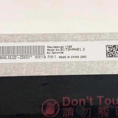 Fornecer 17,3 polegadas B173HAN01.3 127PPI TFT painel LCD para AUO