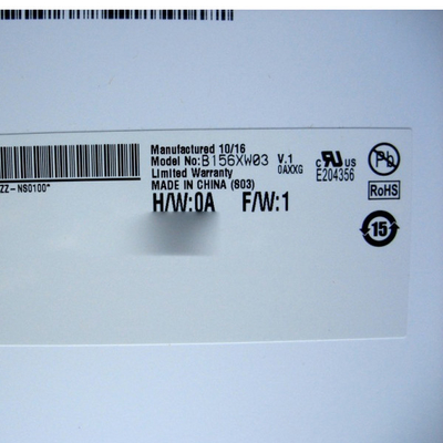 Novo ecrã LCD de 15,6 polegadas B156XW03 V1 para AUO
