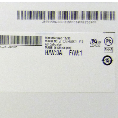 Ecrã TFT-LCD de alta qualidade B156HW02 V5 3.3V