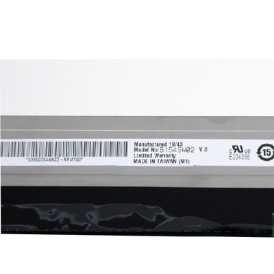 Venda Quente 15.4 polegadas B154SW02 V0 262K 40 pinos painel LCD TFT