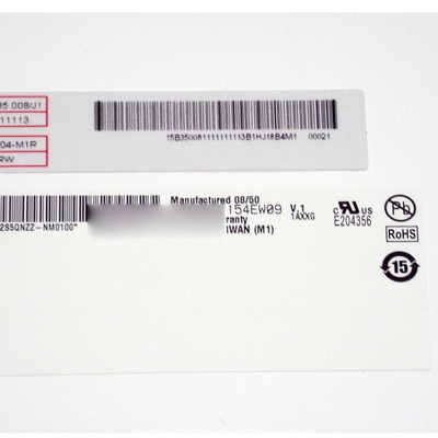 RGB 1280*800 tamanho 15,4 polegadas B154EW09 V1 tft tela LCD