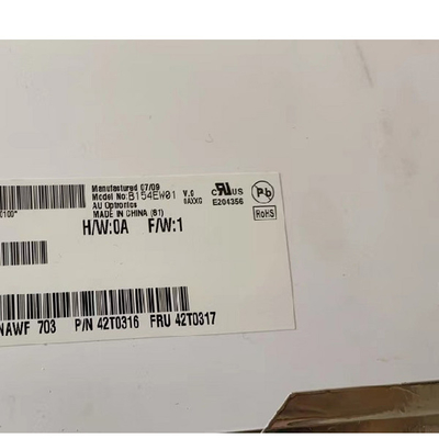 B154EW01 V0 15,4 polegadas 1280*800 98PPI LCD