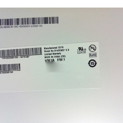 B140XW01 V9 14,0 polegadas 1366*768 TFT-LCD