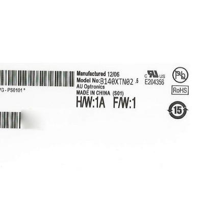 B140XTN02.5 HW1A 14,0 polegadas 1366*768 TFT-LCD