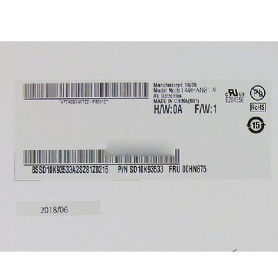 B140HAN01.8 14,0 polegadas 1920*1080 Ecrã LCD para AUO