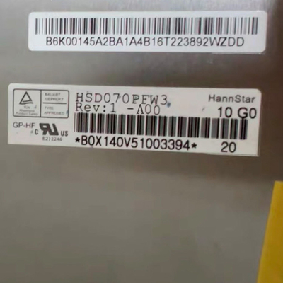 HSD070PFW3-A00 painel de exibição LCD original de 7,0 polegadas