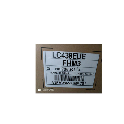 LC430EUE-FHM3 painel de exibição de tela LCD 43,0 polegadas