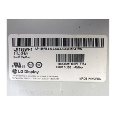 LM185WH1-TLFB 18,5 polegadas painel LCD 1366 * 768 tela LCD