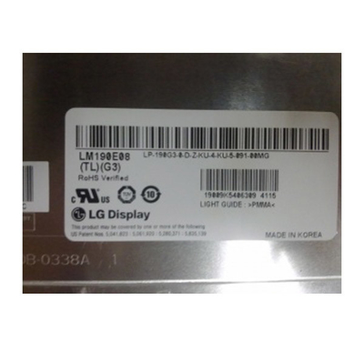 LM190E08-TLG3 Módulo LCD de 19,0 polegadas 1280*1024 Ecrã LCD