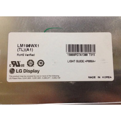 LM190WX1-TLA1 19,0 polegadas 1440*900 TFT LCD Display